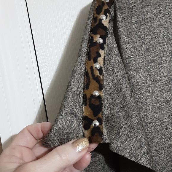 Apt 9 Sleeveless Top Heather Brownish Knit - Picture 2 of 5